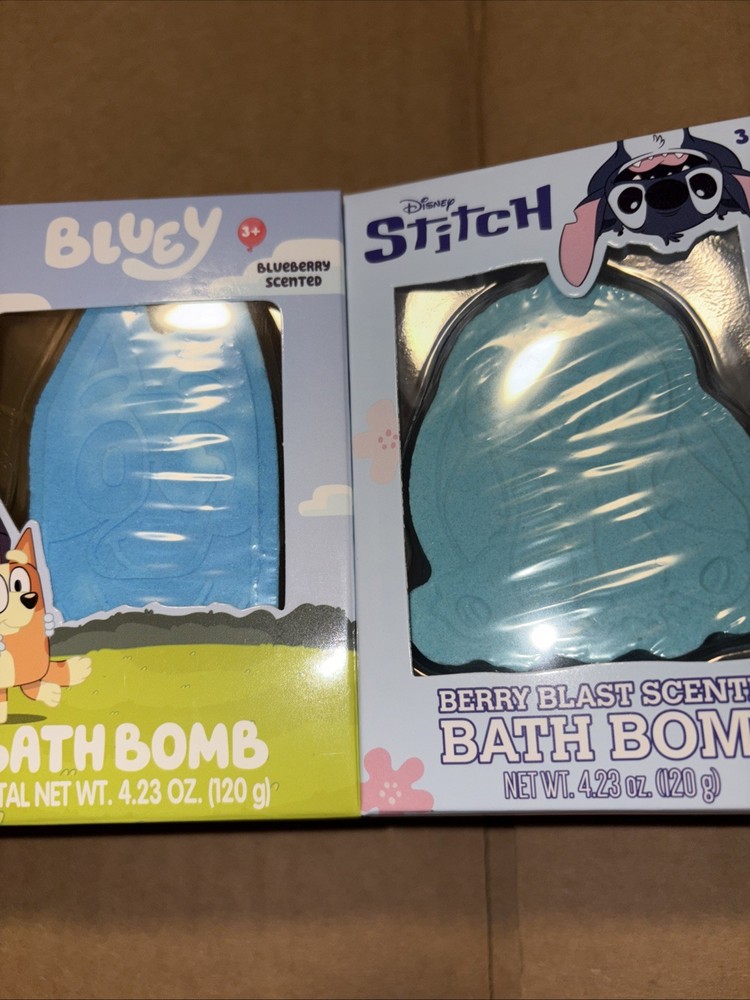 Bath Bombs Stitch SpongeBob Bluey Stitch NEW