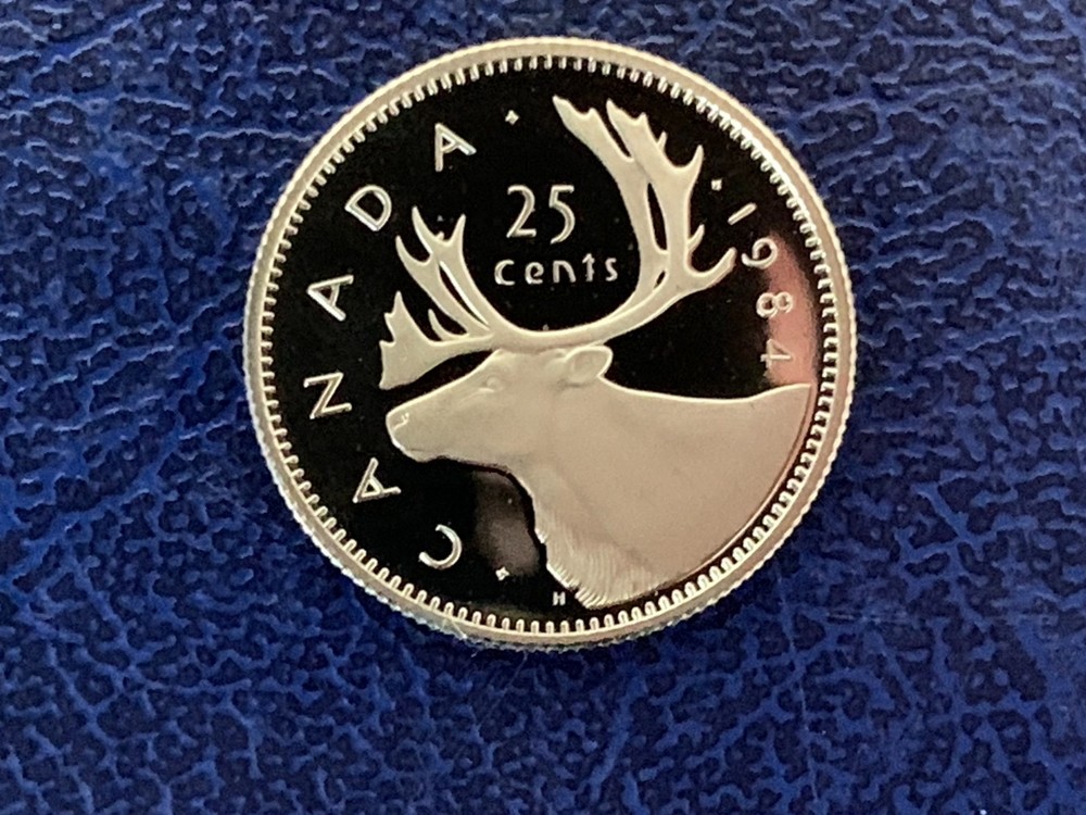 Canada 25 Cent 1984 Proof Coin-Uncirculated
