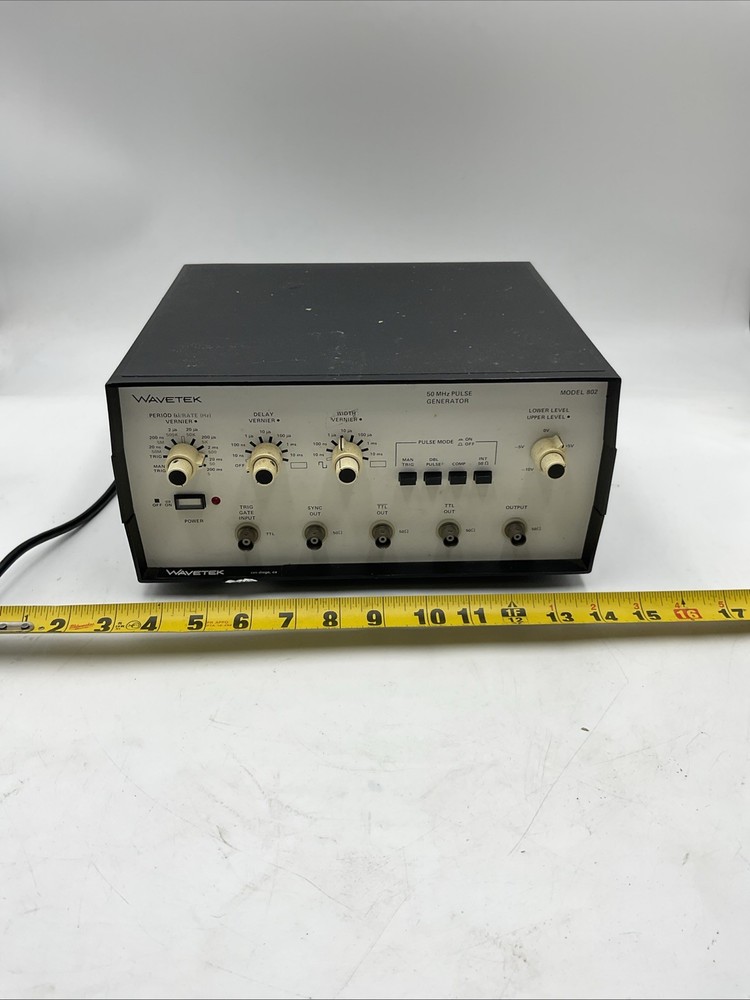 Vintage Wavetek 50MHz Pulse Generator Model 802!!! S1