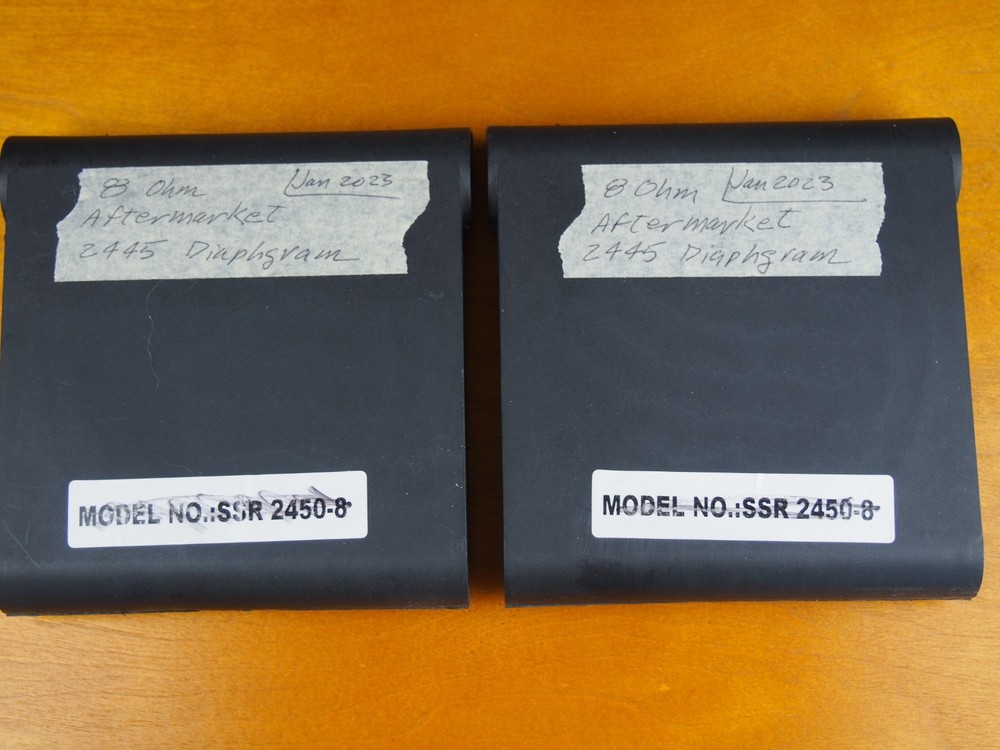 JBL 16 ohm diaphragms, 2440, 2441, 2445 compression driver, plus BONUS!