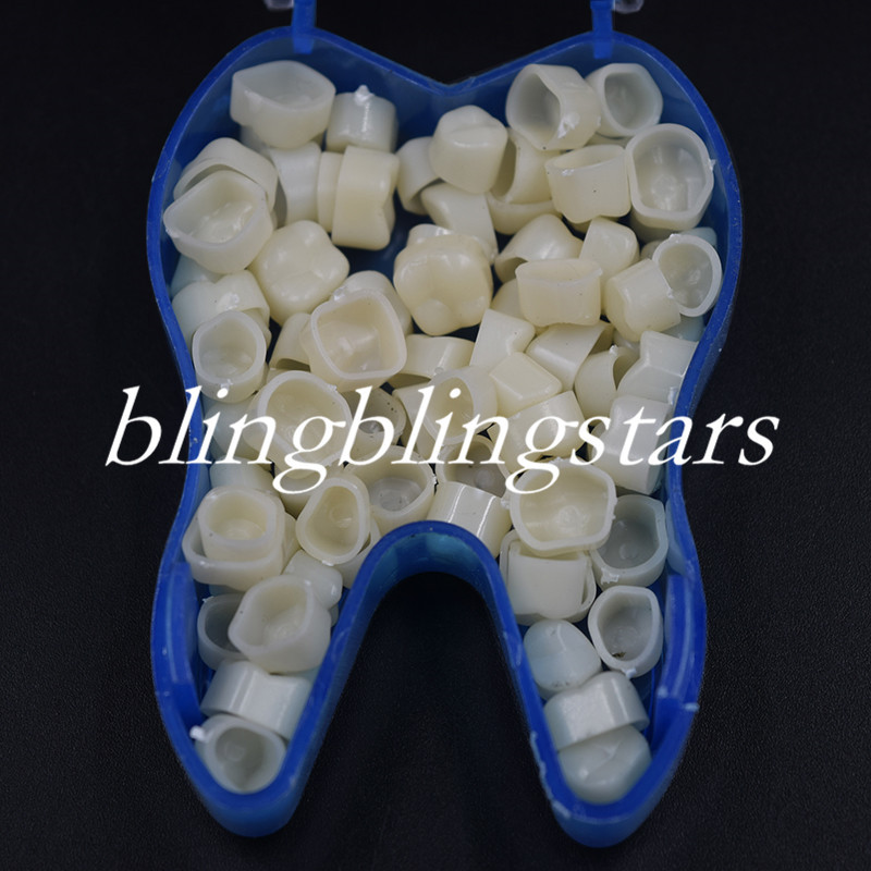 1 Box Dental Temporary Crown Material Molar Type Posterior Teeth Type Veneers