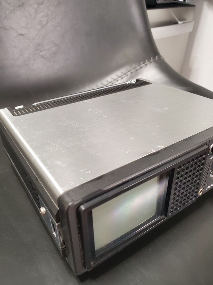 Sony TV-301 Solid State Portable TV - *Needs New CRT* Powers On*