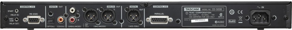 Tascam CD-500B CD Player With Balanced Output