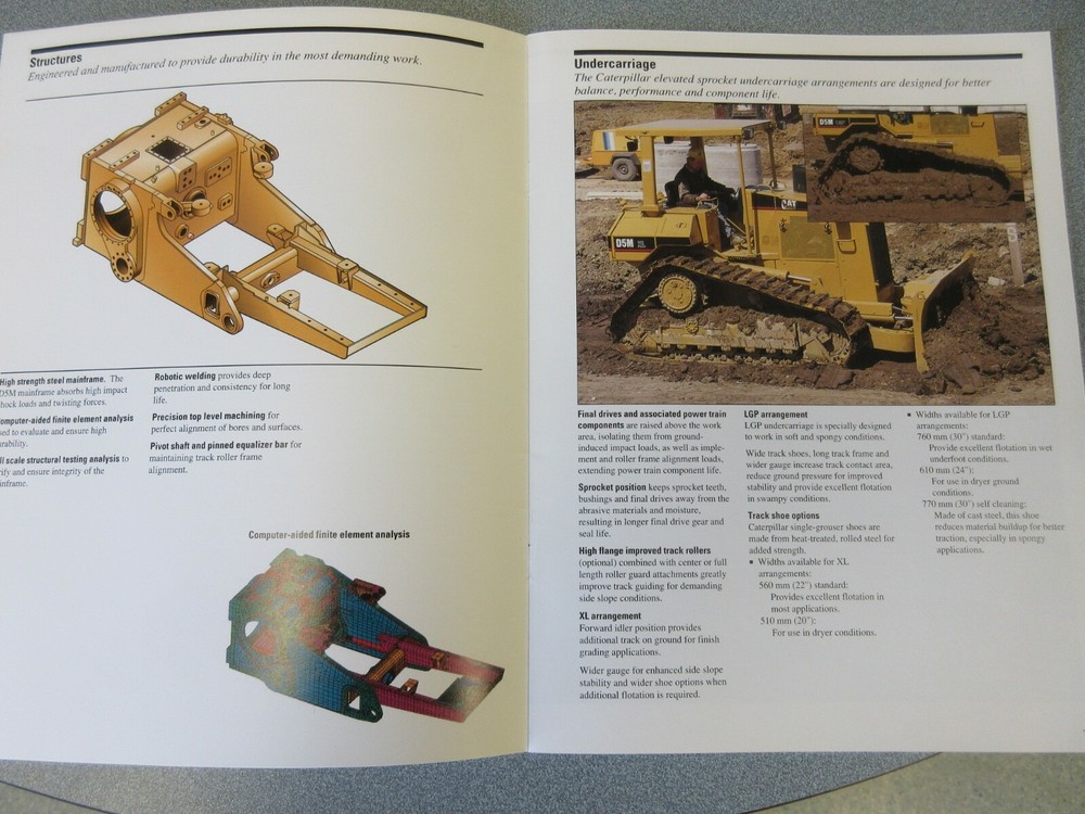 Caterpillar D5M Crawler Dozer Brochure 20 Page