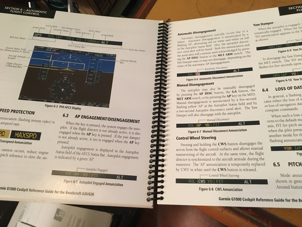 Garmin G1000 Cockpit Reference Guide for Beechcraft A36 & G36