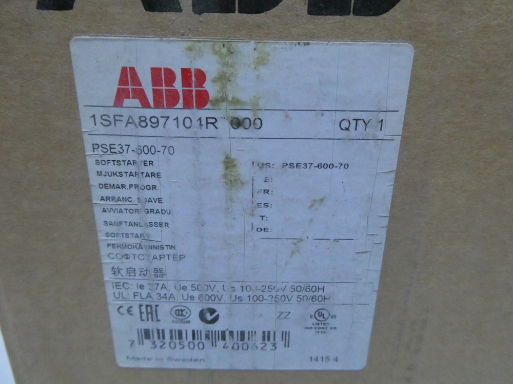 Abb PSE37-600-70 Soft Starter 100-250v-ac