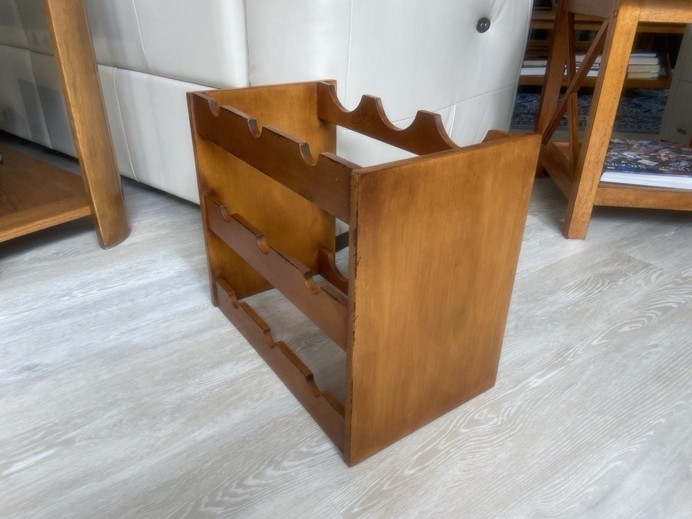 Wine Rack Mid Century Modern Vintage Nice
