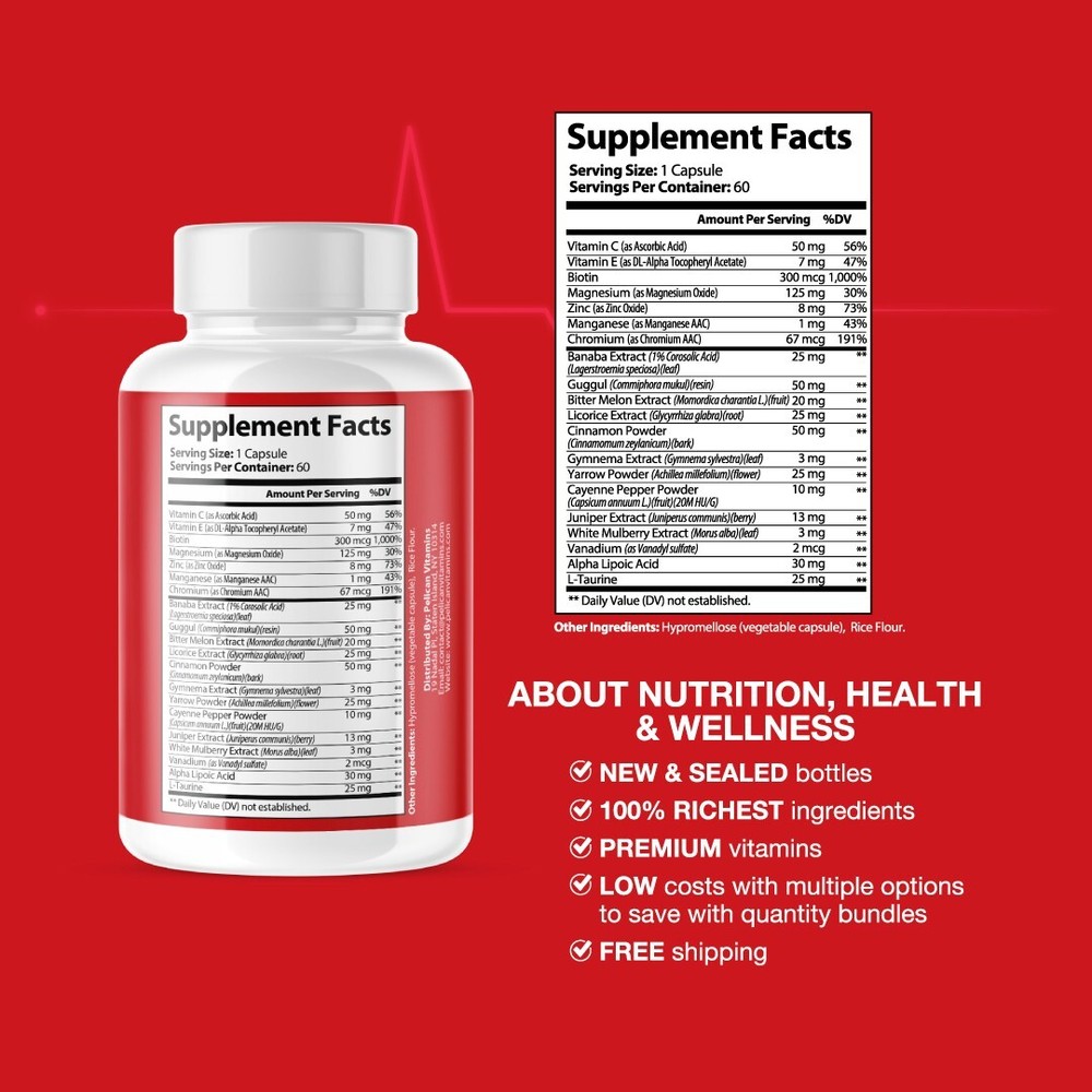 Glycogen Support- Blood Support- 3 Bottles- 180 Capsules