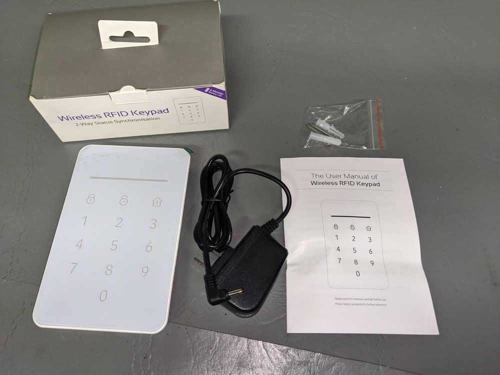 NEW! Unbranded Wireless RFID Keypad W/ Remote & RFID Tag (O7)