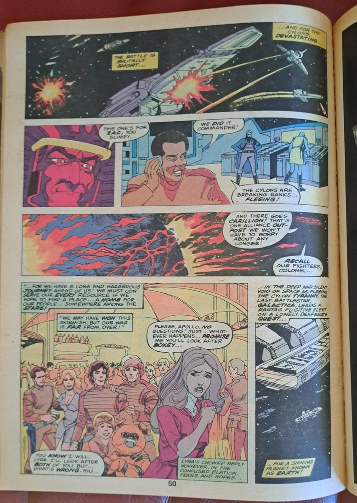 Marvel Super Special No.8 Battlestar Galactica Comic - 1978 Oversized