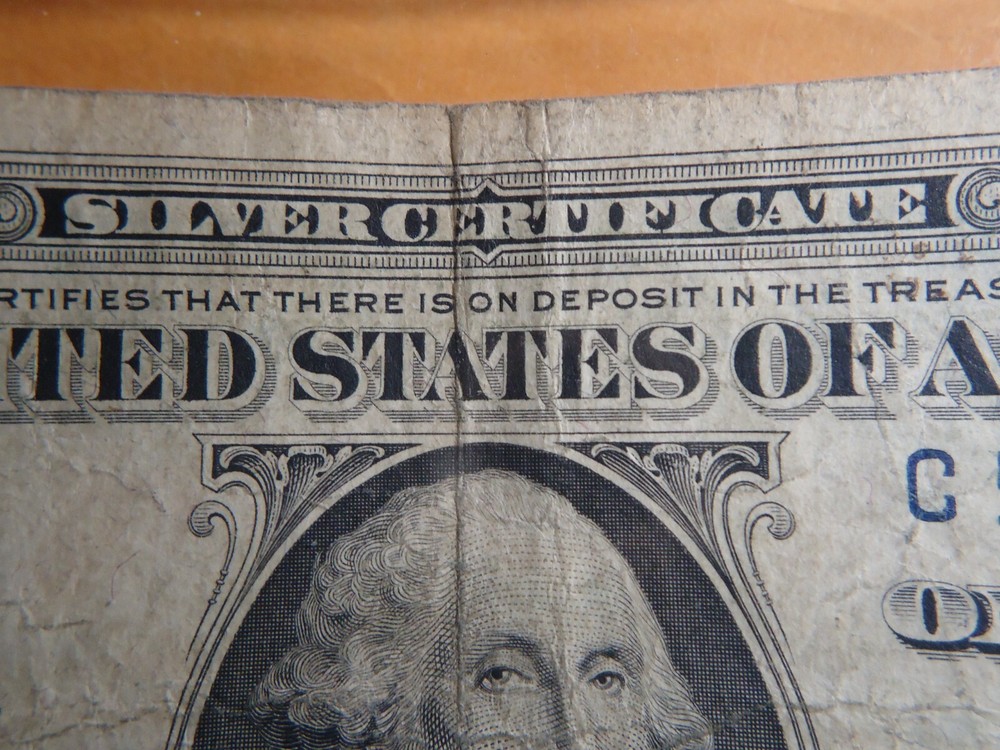 Silver Certificate 1935 Blue Seal One Dollar