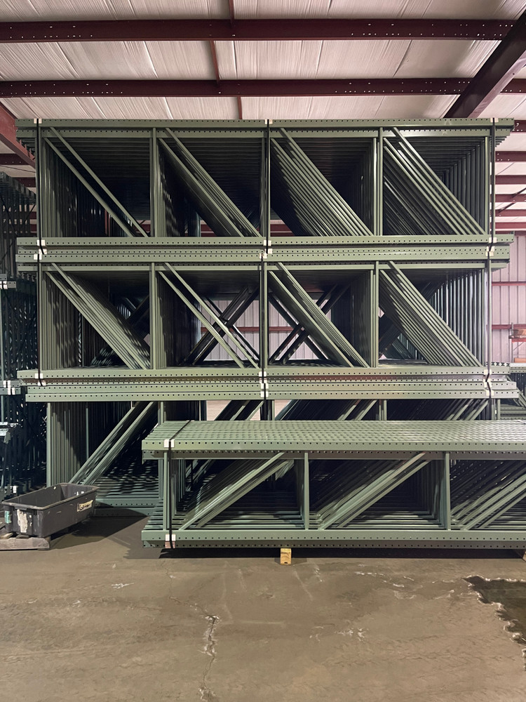 Teardrop Pallet Racking Step Beam - 99"x3.0" - Used - 1 Beam