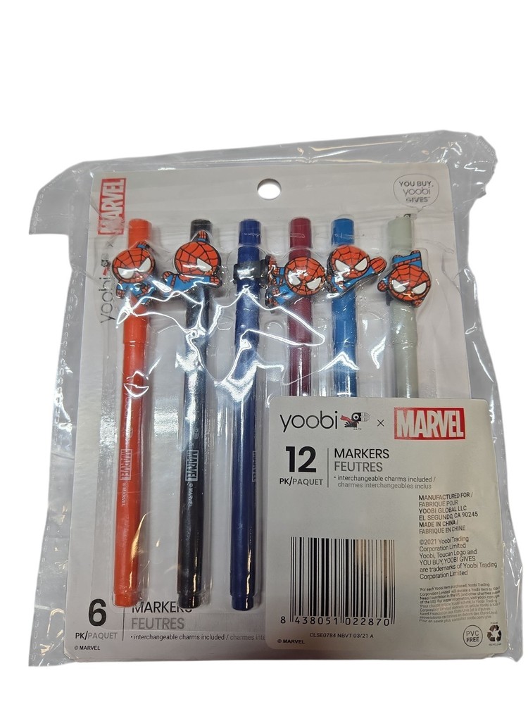 yoobi marvel 12 Pk Markers.