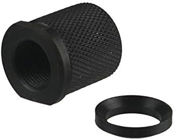 Gotical 1/2-28 TPI Thread Protector 308( 5/8x24 )TPI Protector, Black