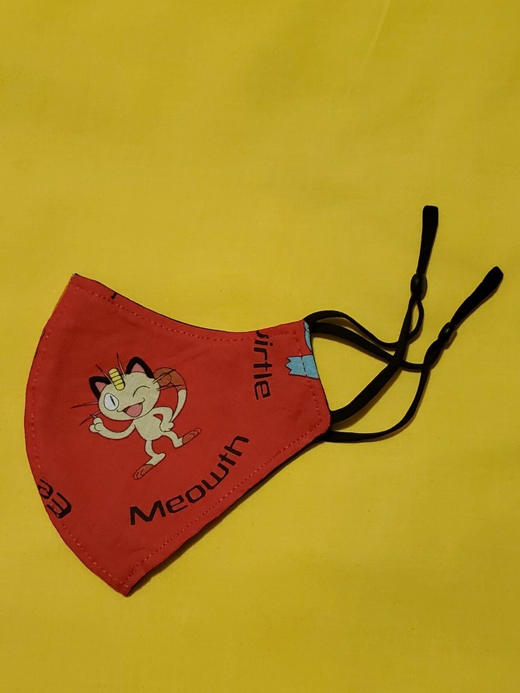 Kids Pokemon Adjustable Face Mask