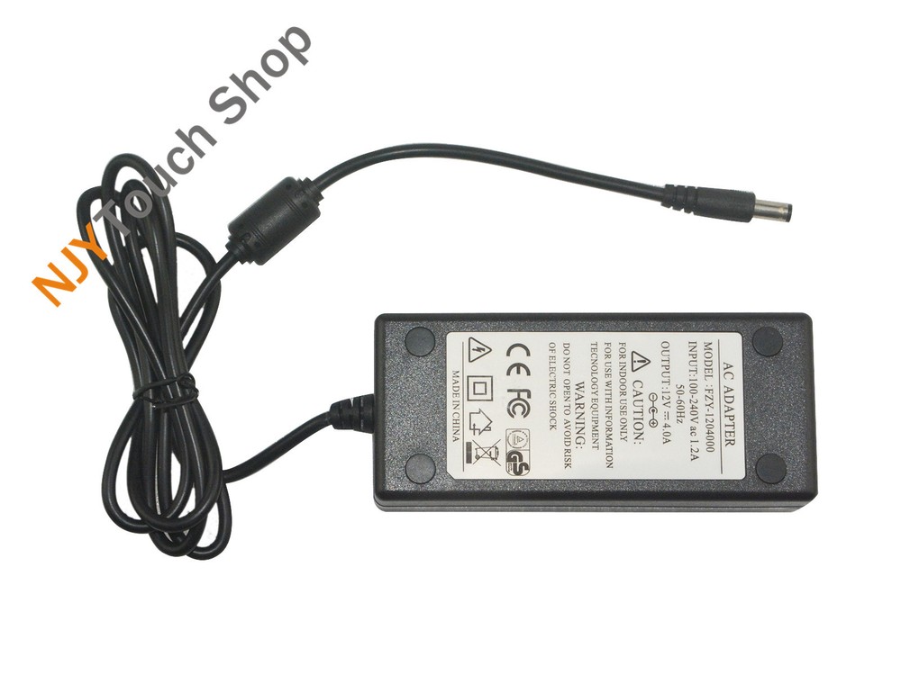 DC 12V 4A Power Adapter Supply US Plug Cord For LCD Controller Board CE Approval