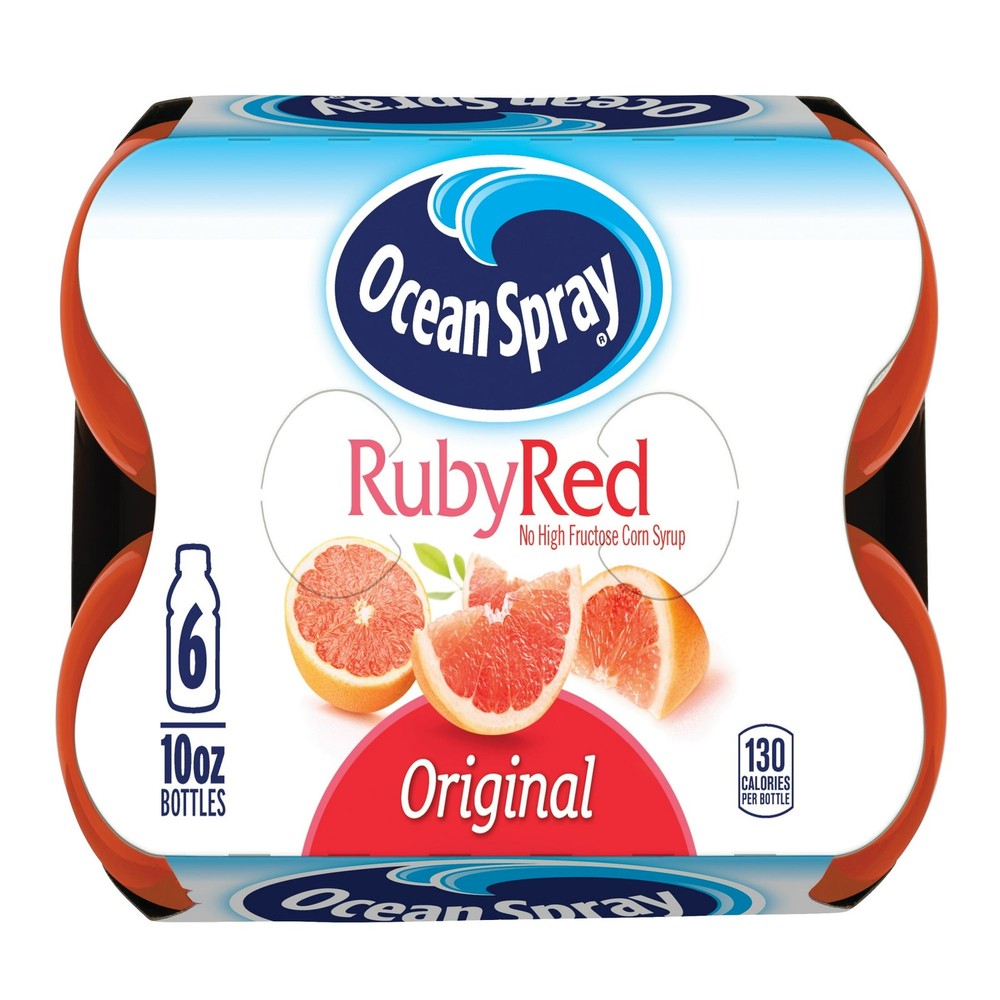 🍊 Ocean Spray Ruby Red Grapefruit Juice – 10 fl oz, 6 Count (6 Pack) 🥤