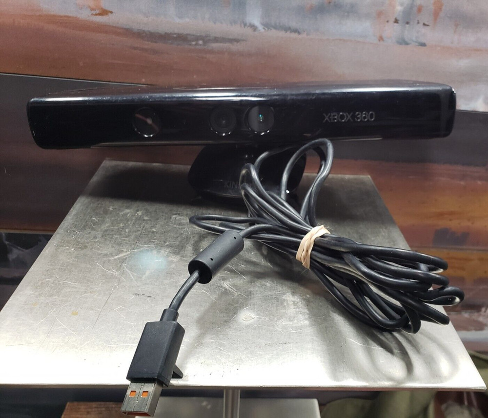 Genuine Microsoft Xbox 360 Kinect Connect Black Sensor Bar Model 1414 TESTED