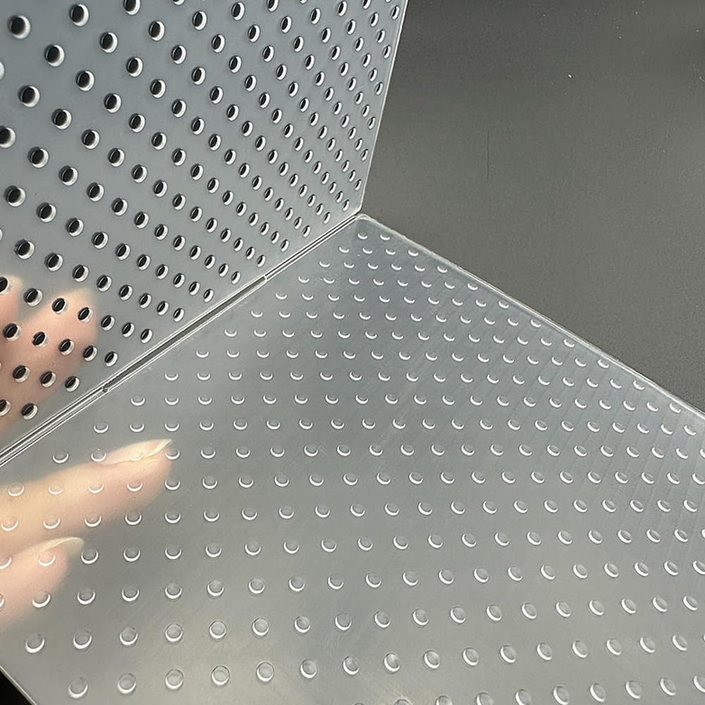 3D Plastic Embossing Folder Template Polka Dot Texture 5X7 Inch for Card Making