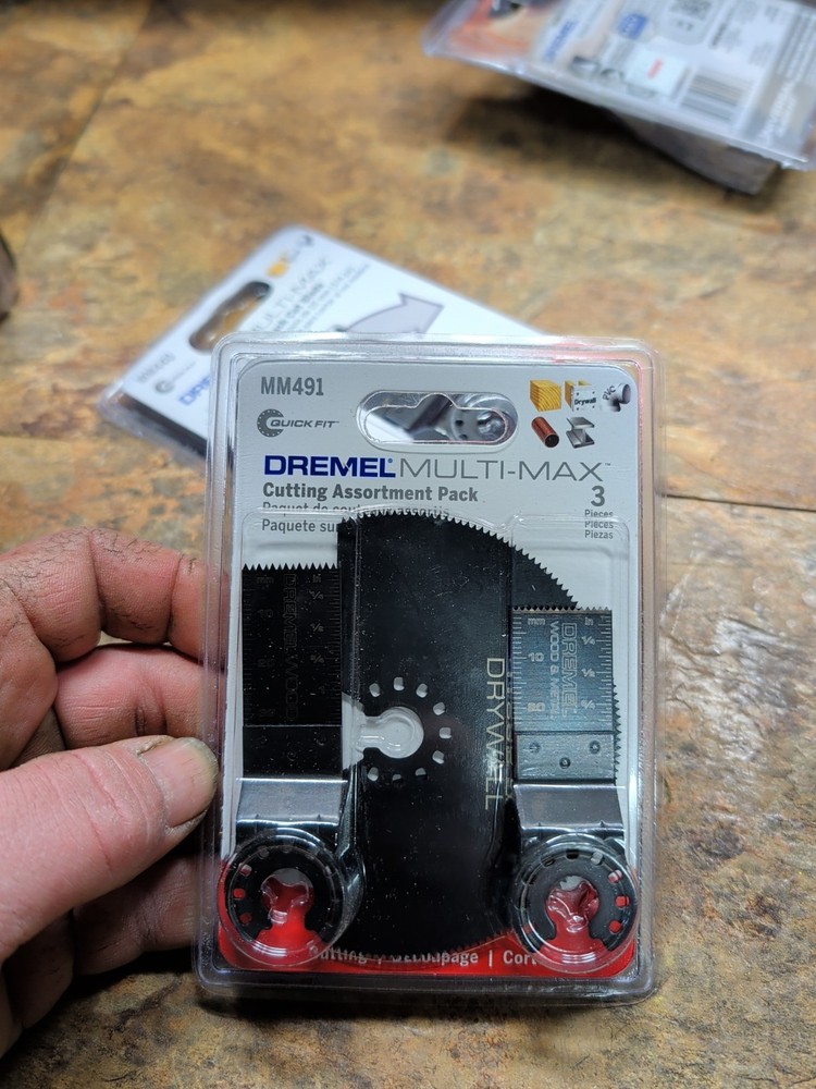 Dremel MM491 Multi-Max Cutting Assortment Blade Pack MM491 - 3 Piece