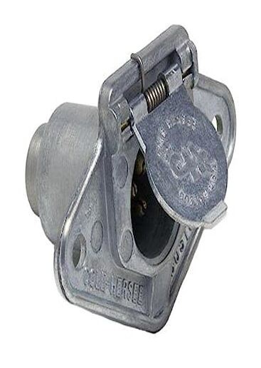 (1232-BX) 4-Pole Socket with Protective Housing