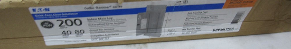 Eaton BRP40L200G Loadcenters and Panelboards