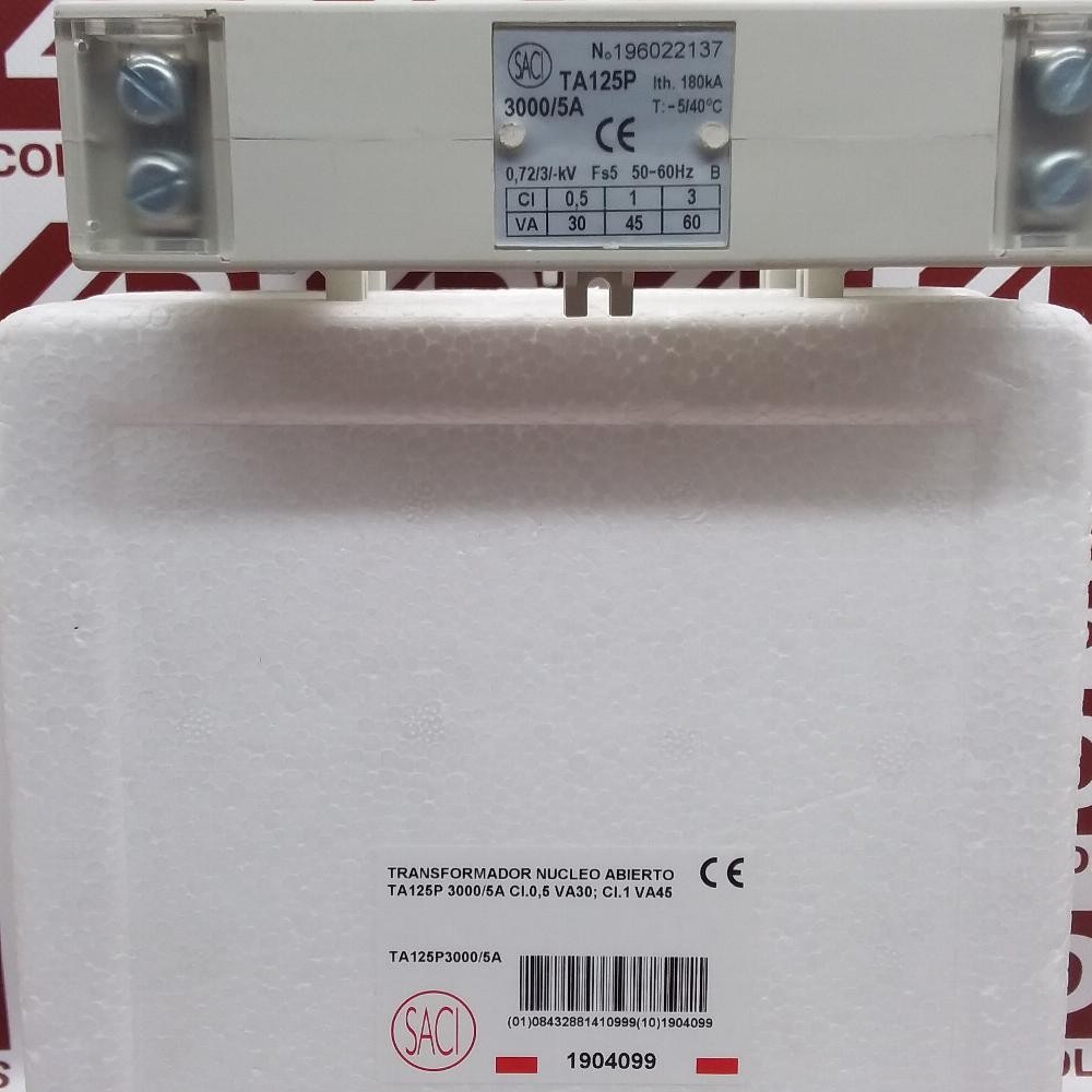 TA125P 3000/5A | SACI | Split-Core Current Transformer, Opened