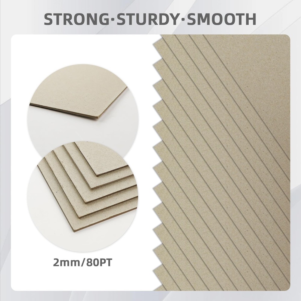 Sheets X" Book Board Mm PT For Book Binding Thick Grey Board For Bookbin