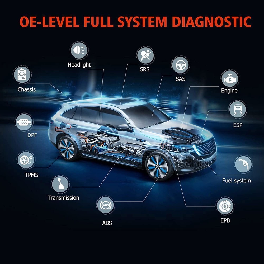 ANCEL V6 PRO Auto Full System Diagnostic Scanner Bidirectional Key Program Tool
