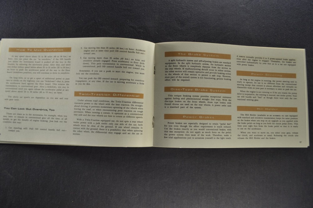 1966 Studebaker Owners Manual Guide Daytona Cruiser Commander Wagonaire 66