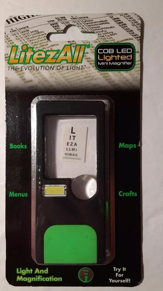 Promier LitezAll COB LED Lighted Mini Magnifier