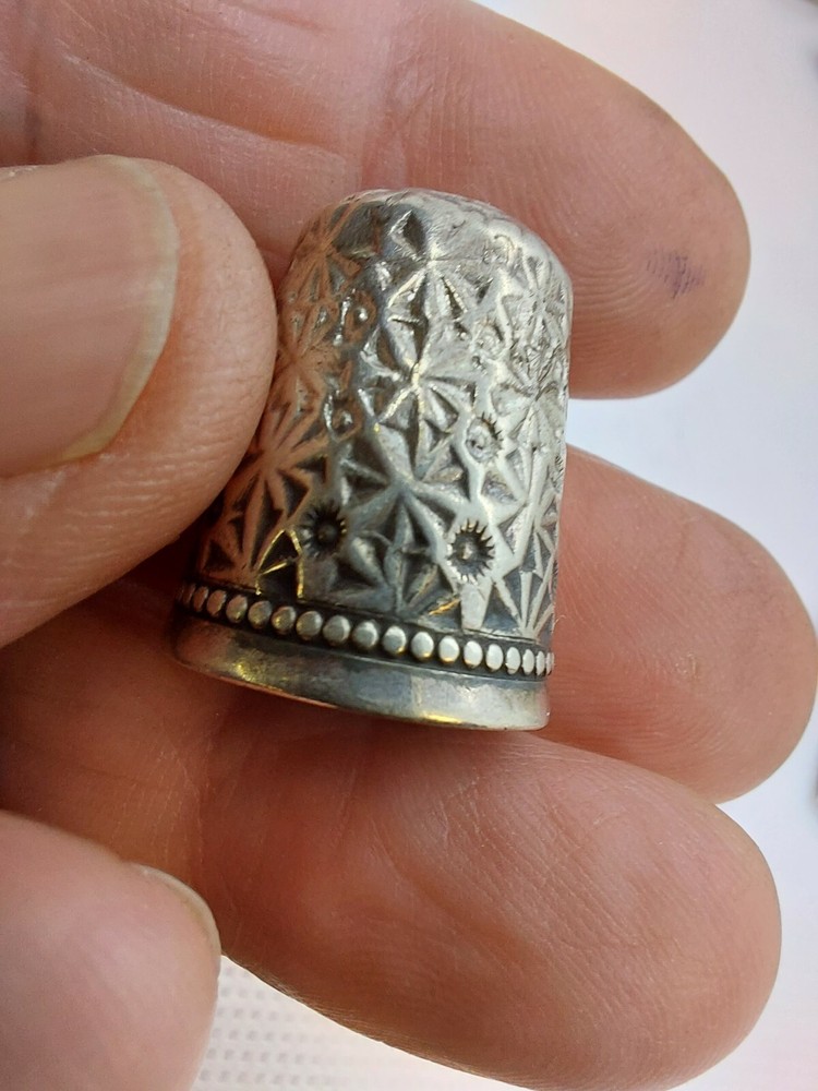 Vintage Sterling Thimble