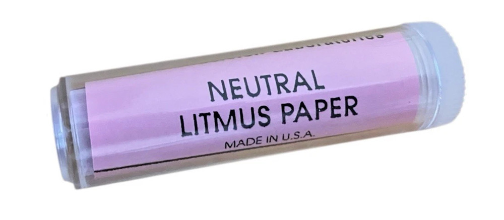 Neutral Litmus Paper - 100 Strips by Precision Laboratories