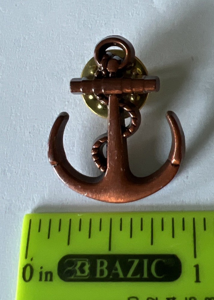 Anchor Brewing Hat Lapel Pin Anchor Bronze Tone. L