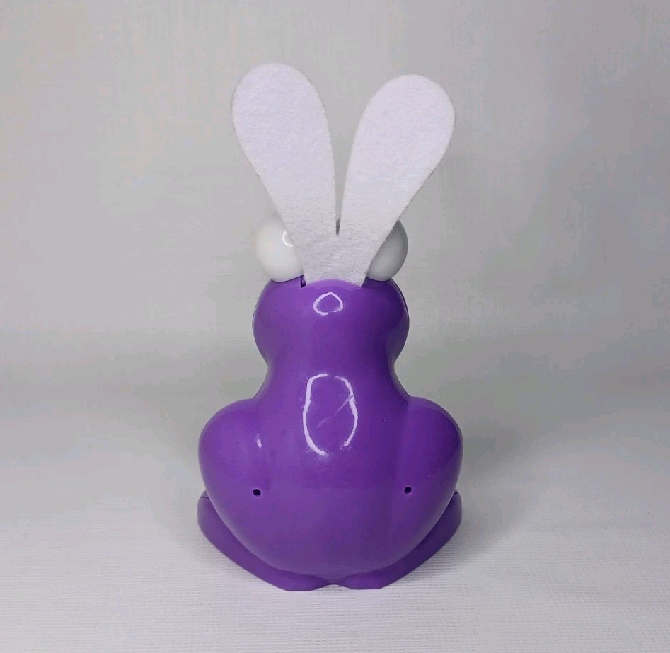 Big Nerds Purple Plastic Nerd Container Easter Bunny Felt Ears