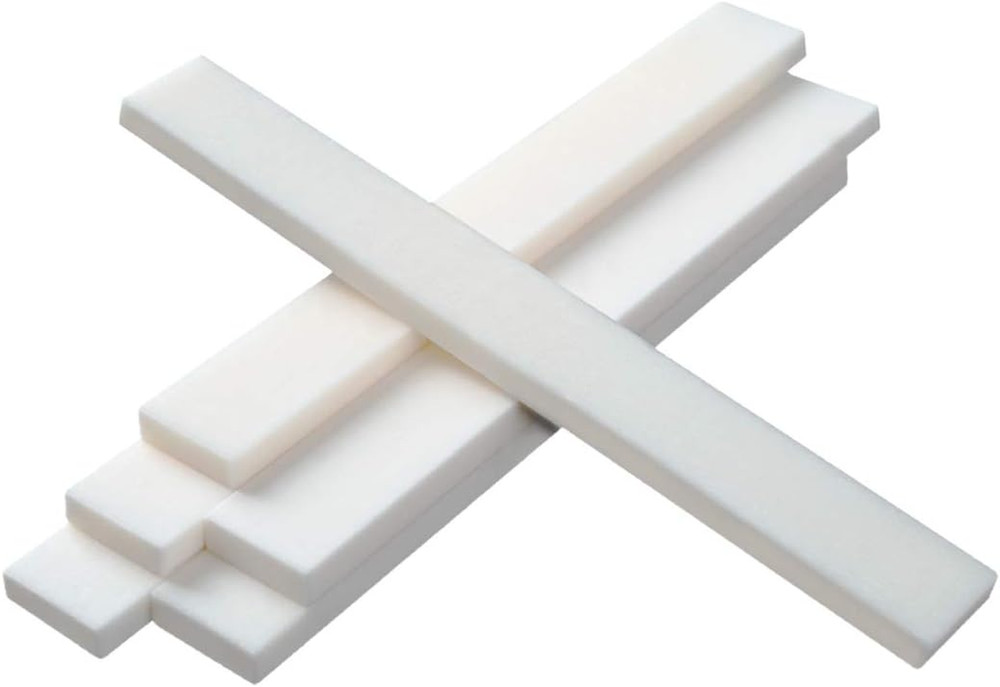 10Pc 80mm*3mm*10mm White Bone Guitar String Bridge Saddle For Acoustic Classical