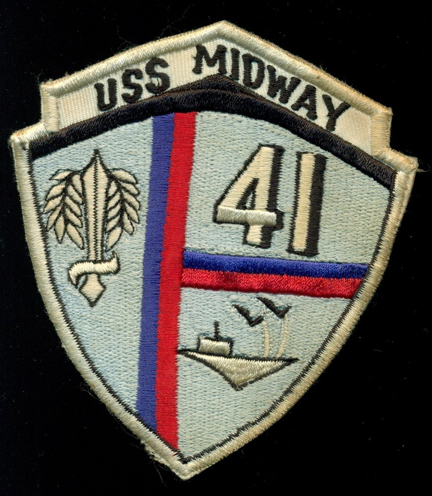 USN USS Midway CV-41 Patch N-6