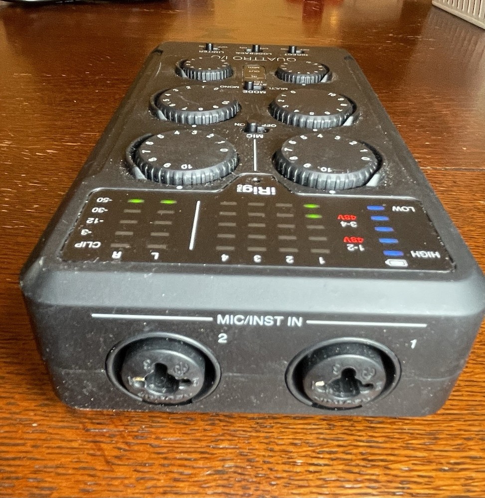 iRig Pro Quattro I/O 4-input USB Audio Interface