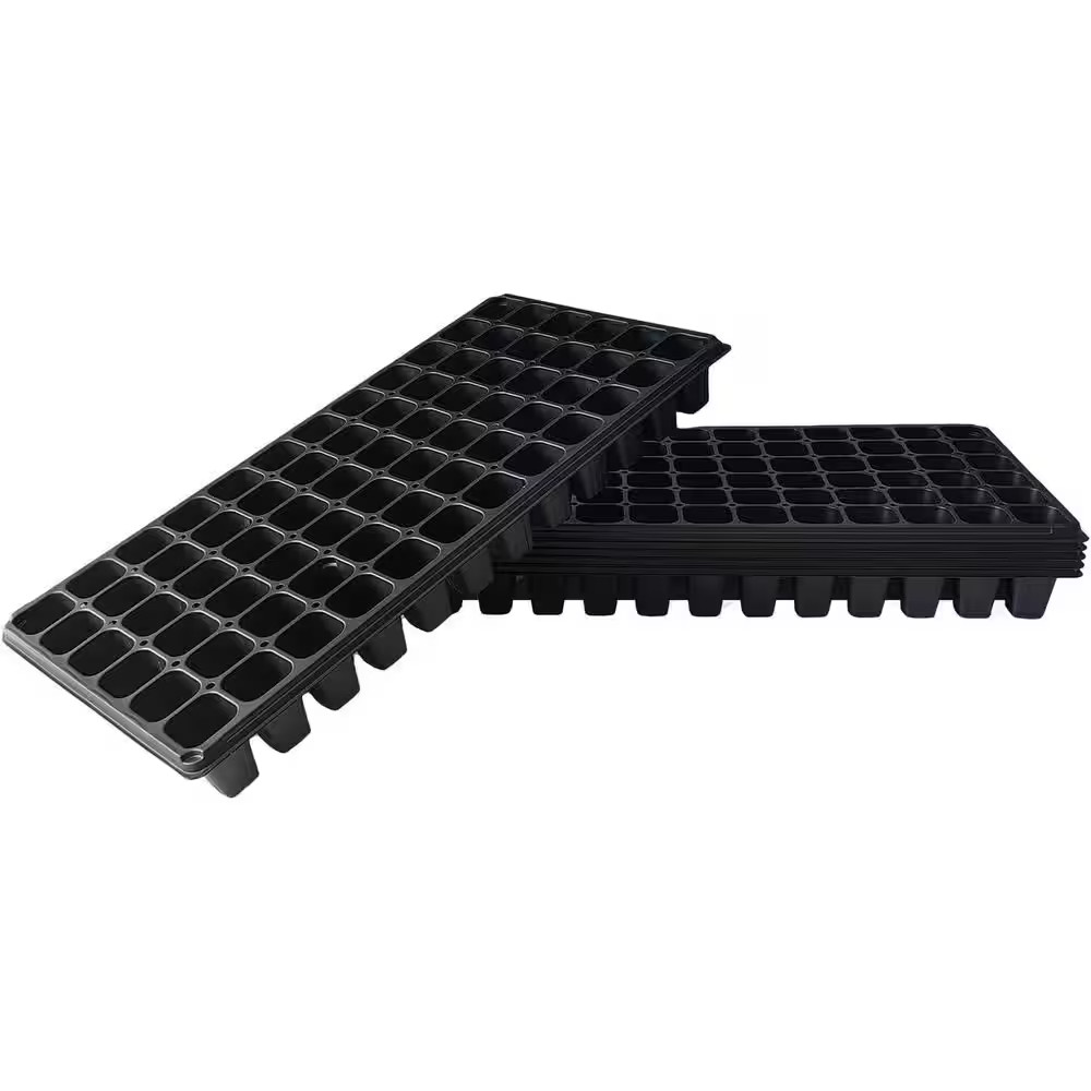 Deep 72 Cell Seedling Trays Thick Durable Plug Tray for 1020 Flat Trays Germinat