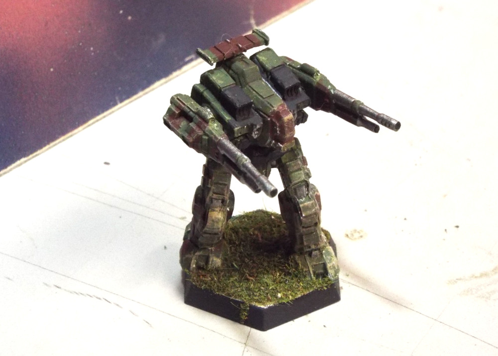BATTLETECH RIFLEMAN MECH (CATALYST, PLASTIC, PAINTED)