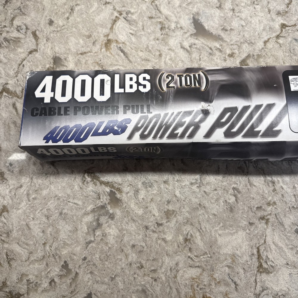 Cable Power Pull 2 Ton 4000 Lbs Cable Puller 24P2E1T in Original Box! New