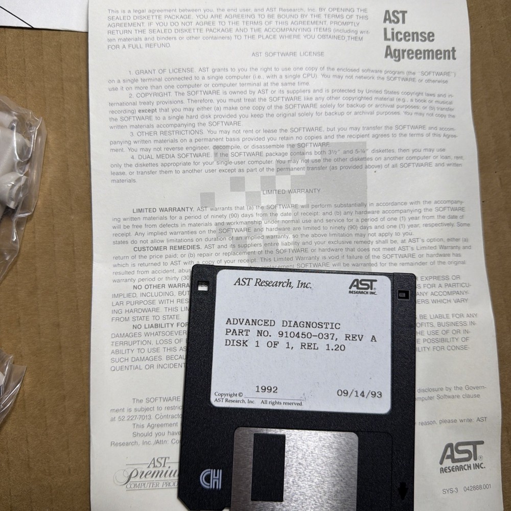 Vintage AST Research Advanced Diagnostic