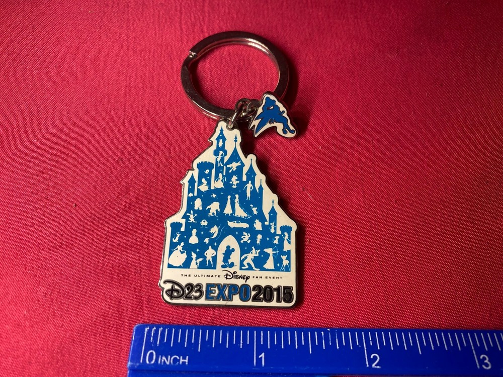 Disney D23 Expo 2015 Key Chain Nice Condition