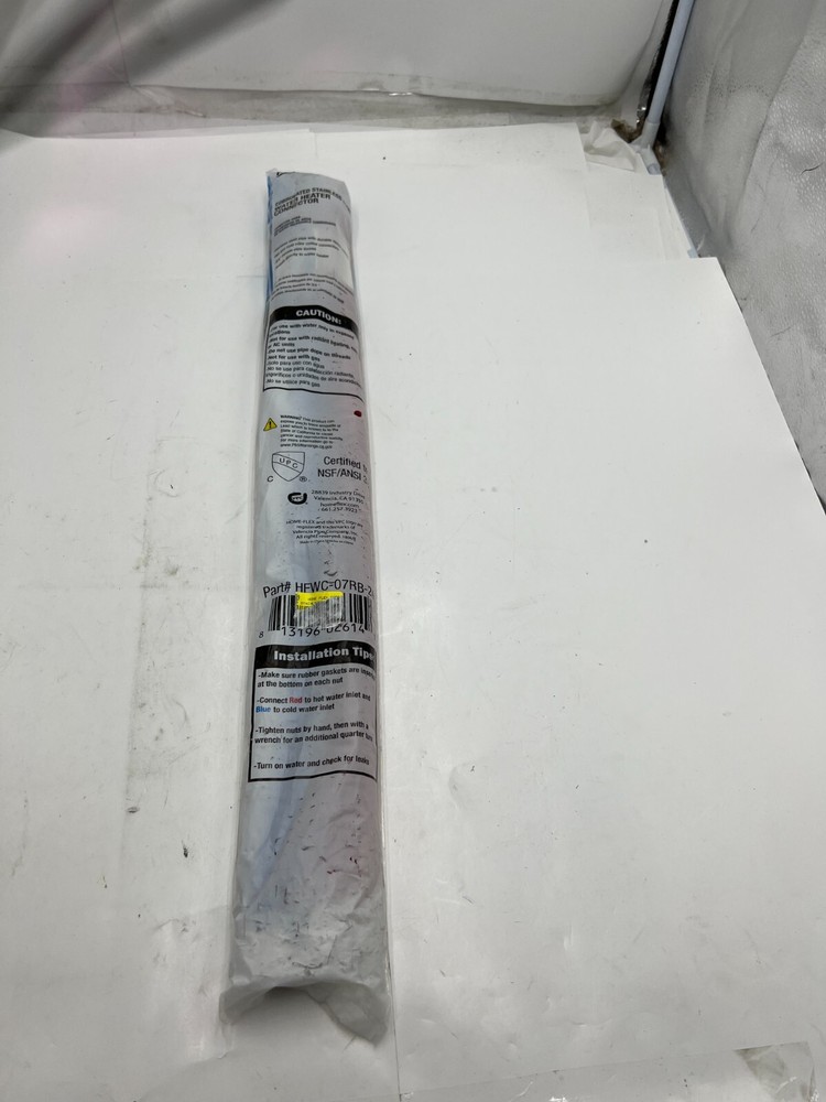 PACK OF 2 Home Flex 3/4" FIP x 3/4" FIP 24" Water Heater Connector HFWC-07RB-24