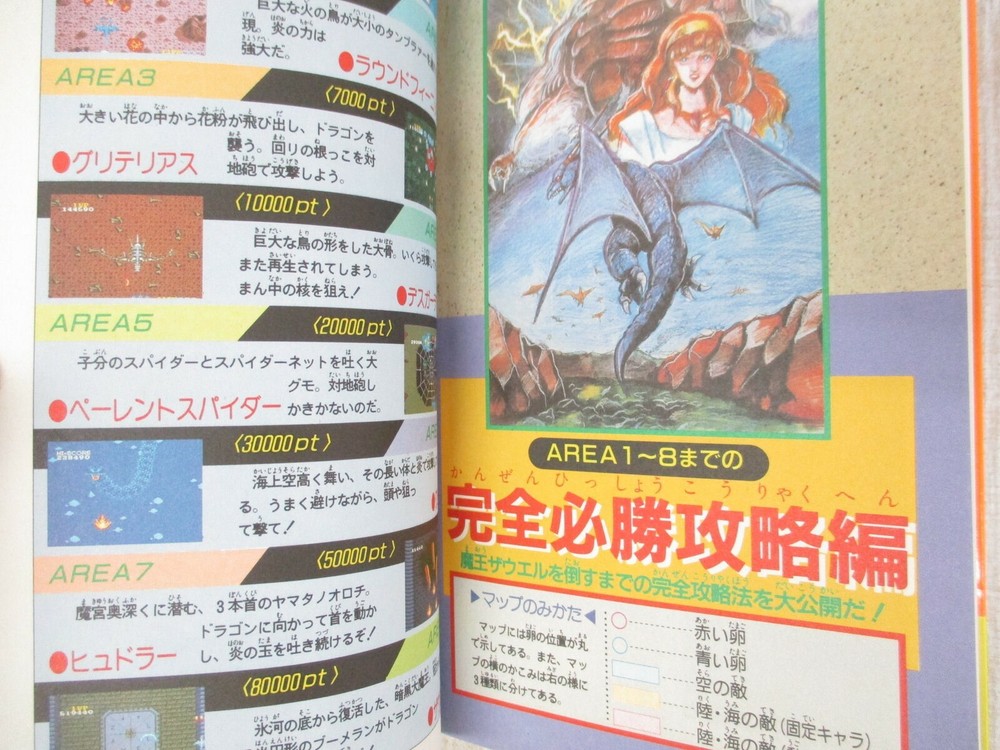 DRAGON SPIRIT Guide PC Engine Book 1988 Japan FT38
