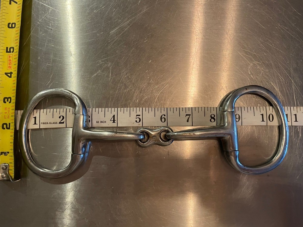 Horse Bit used link eggbutt snaffle