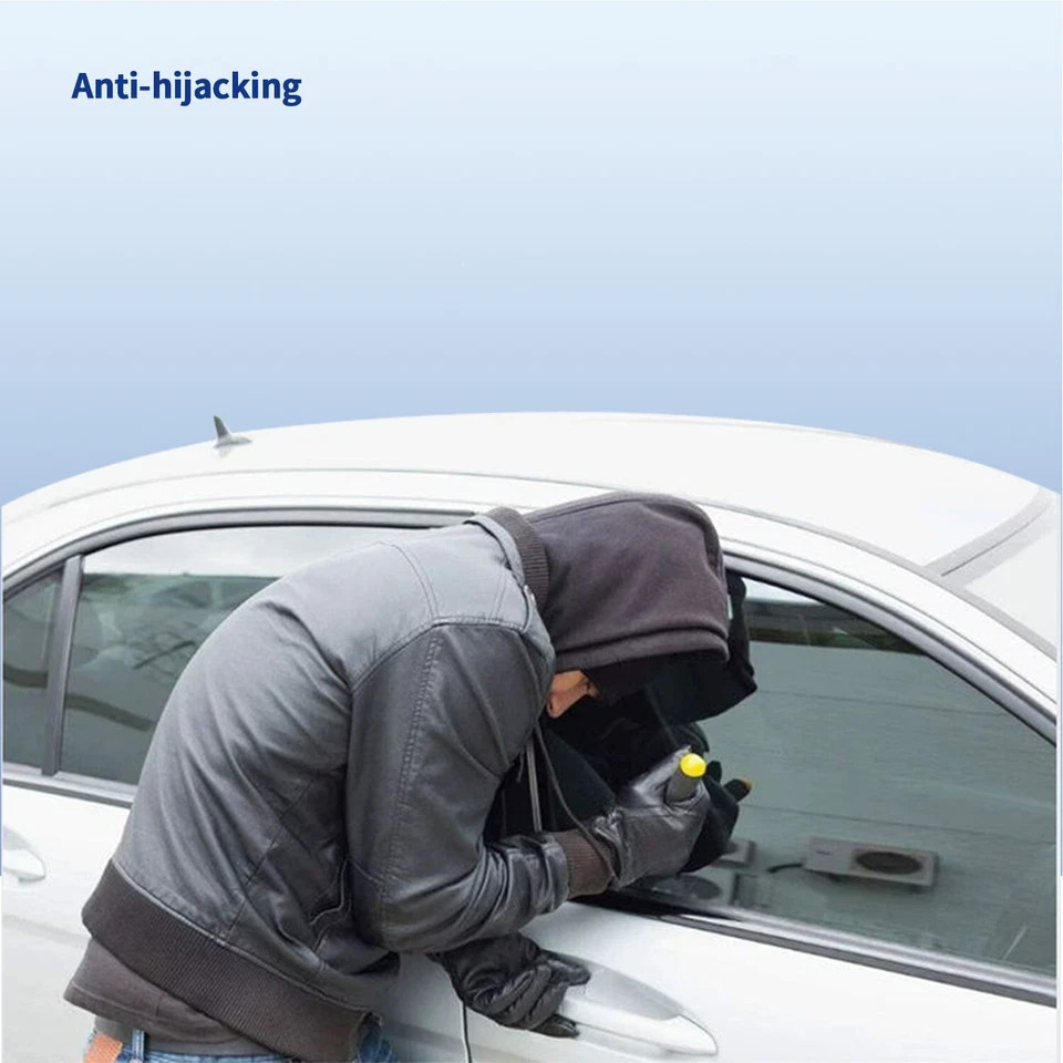 Smart pke keyless go car alarm system remote starter push start button auto lock