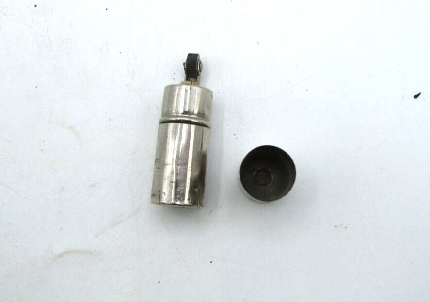 VINTAGE 3" CRYSTAL TEXACO TABLE LIGHTER