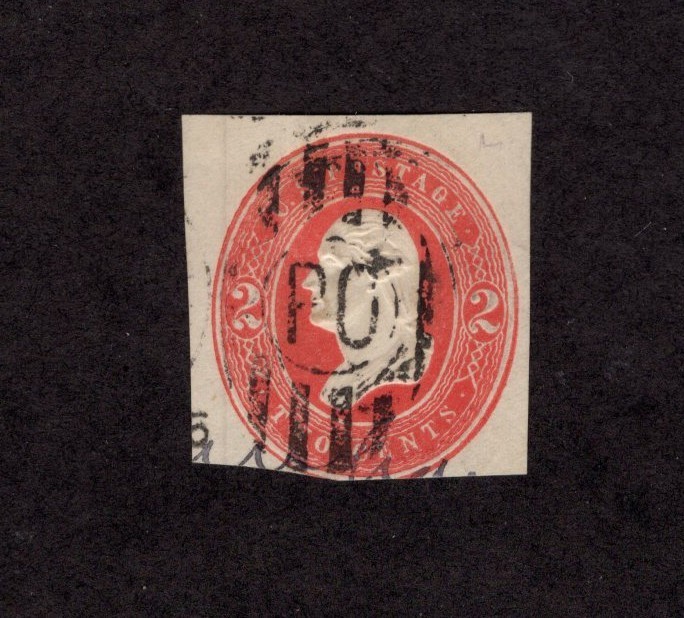 Scott U231 - Envelope Label. Used.      #02 U231