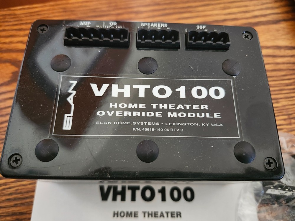 Elan VHTO100 Home theater override module